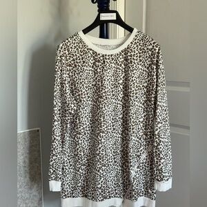 Source Unknown Leopard Print Sweatshirt